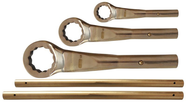 KS Tools BRONZEplus Zugringschlüssel-Satz 18-teilig, 963.8081