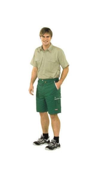 Planam Canvas 320 Shorts, grün/grün, Größe L, 2171052