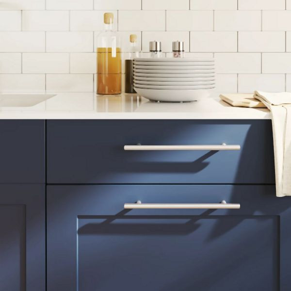 vidaXL Möbelgriffe 20 Stk. Silbern 192 mm Edelstahl, 3203591