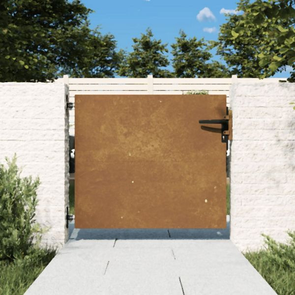 vidaXL Gartentor 85x100 cm Abmessung Cortenstahl, 153257