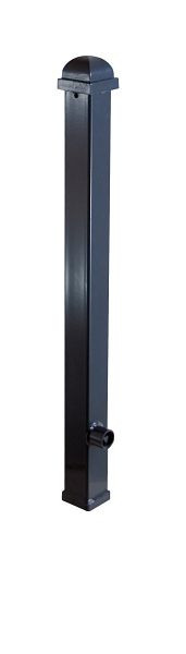 Schake Stilpoller Stahlrohr 70 x 70 mm Serie 473B, herausnehmbar, selbsteinrastende Verriegelung mit feuerverzinkter Bodenhülse, 473FB