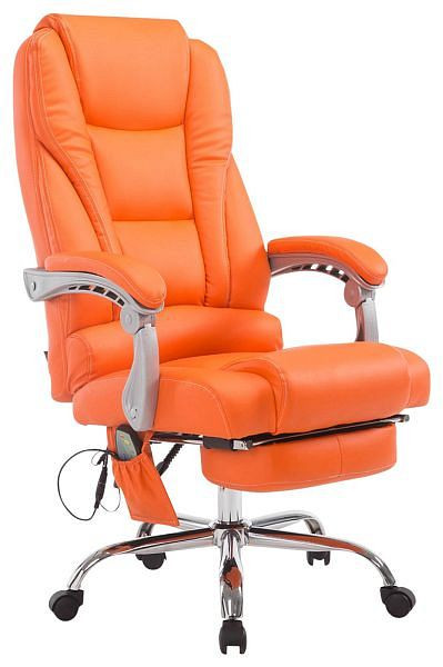 CLP Bürostuhl Pacific mit Massagefunktion, orange, 191809809