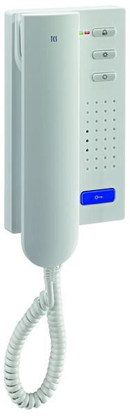 TCS Audio Türtelefon mit Standardfunktionen 4 Tasten, Aufputzmontage weiß, ISH3030-0140