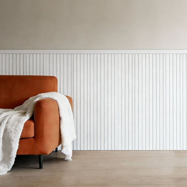 VEVOR Wandform-Set, lackierbares Polystyrol, Fries- & Stuckleisten, Akzentwandpaneele, Weiß, für Wohnzimmer & Schlafzimmer, QMSTJBYXSB77R53XW001V0