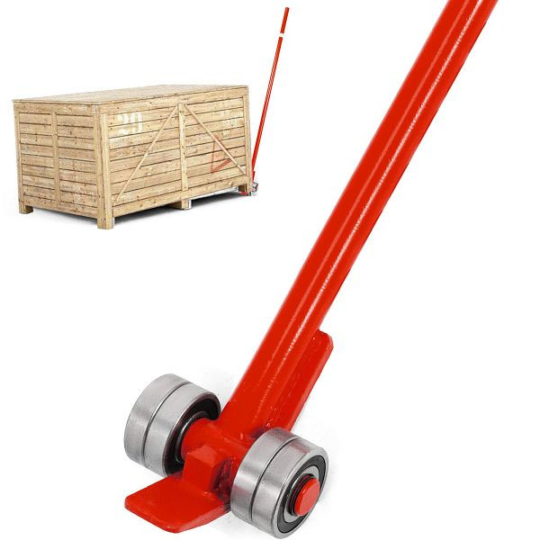 VEVOR Hebelstange mit Rollen 150cm Grifflänge Hebelstange Räder Max. Tragfähigkeit bis zu 3 Tonnen, QG3T1.5M000000001V0