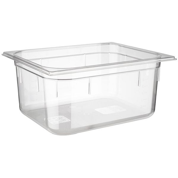 APS GN 1/2 Behälter, 32,5 x 26,5 cm, Tiefe: 150 mm, Polycarbonat, 8,9 Liter, 82016