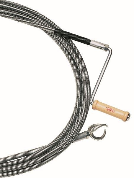 Cabere Welle Nr. 915 zur Rohrreinigung, doppellagig und feuerverzinkt, 10 mm Durchmesser x 7,5 m, 91512