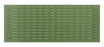 ADB Schlitzplatte, waagerechte Kiemenschlitzung, L1177xB456mm, Farbe grün, RAL 6011, 23053