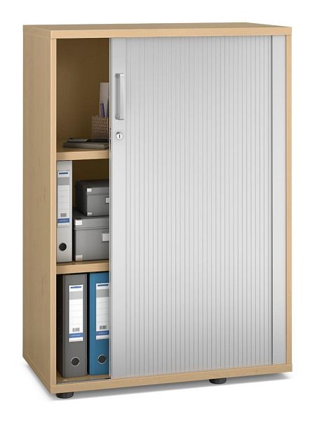 Deskin Rollladenschrank MULTI MODUL-PRO, Buchedekor, B 800 x H 1140 x T 420 mm, 352303