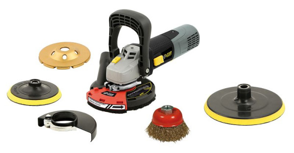 Fartools Multimaterial-Oberflächenschleifer 1400 W Ø 125/150 mm mit Metall-Getriebegehäuse PMF 1300, 115032