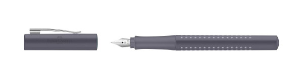 FABER CASTELL Füller Grip 2010, Feder M, dapple gray, 140828