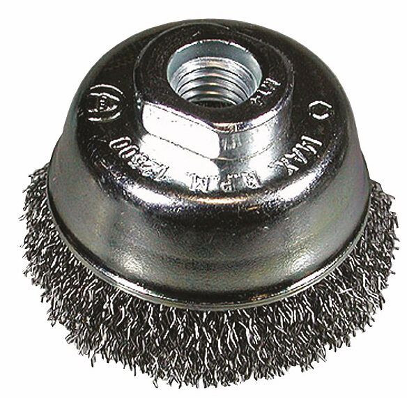HiKOKI Stahldraht-Topfbürste 60x0,3 mm/ M14, Stahl, gewellt, 751311