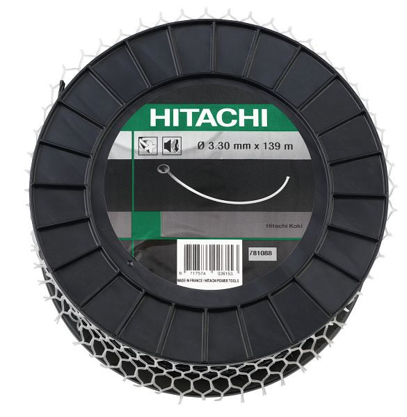 HiKOKI Trimmerfaden spiralförmig 3.3mm schwarz L=231m (1875 gr), 781089