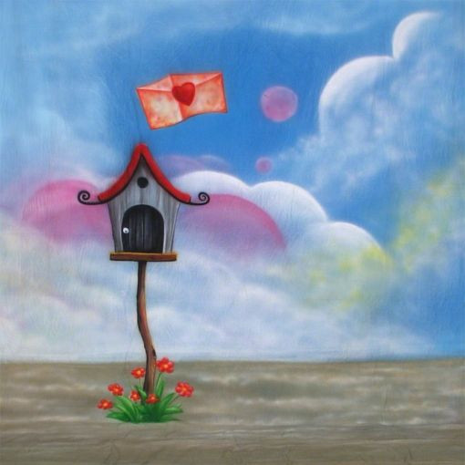 Walimex pro Stoffhintergrund 'Love-Letter', 3x6m, 1017155