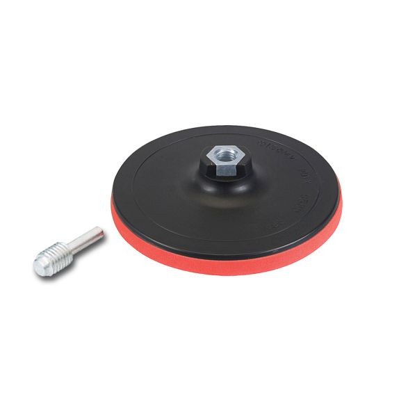 VaGo-Tools 1x Stützteller 125mm Klett Polierteller Spanndorn M14 Schleifteller, 205-004x1_vx