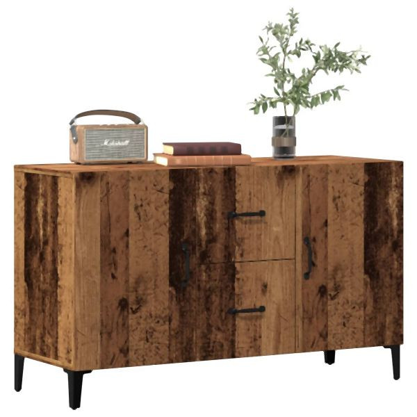 vidaXL Sideboard Altholz-Optik 100x36x60 cm Holzwerkstoff, 856904
