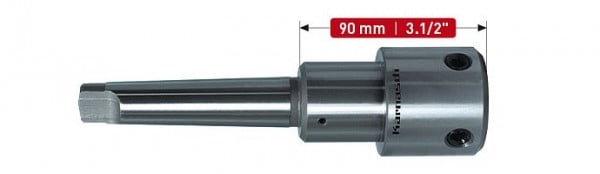 Karnasch Aufnahmehalter MK3 ohne Innenkühlung für Weldon 32mm (1 1/4'), 201286