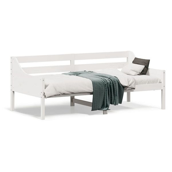 vidaXL Tagesbett Weiß 90x190 cm Massivholz Kiefer, 842839