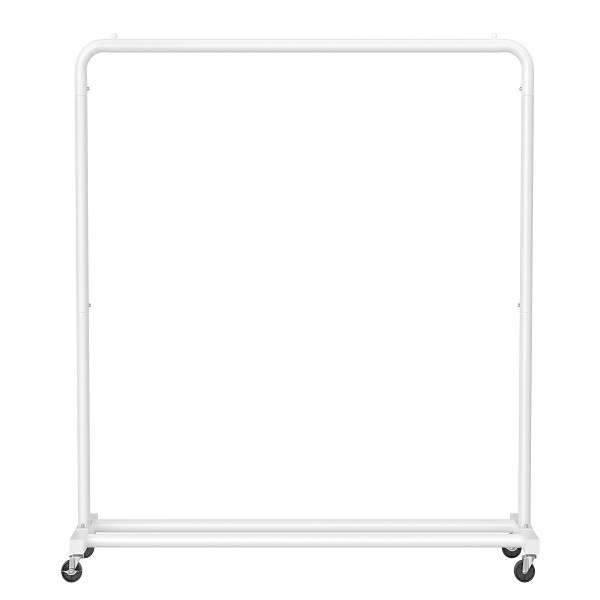 SONGMICS Kleiderregal, Weiß, 110x38x141,5 cm, HSR016WG01