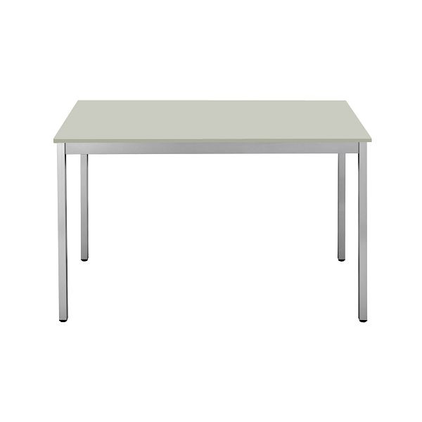 Bisley Mehrzwecktisch, Breite 1200 mm, Tiefe 600 mm, 25mm Tischstärke, 300 aluminium x G grau, MTC251206G300