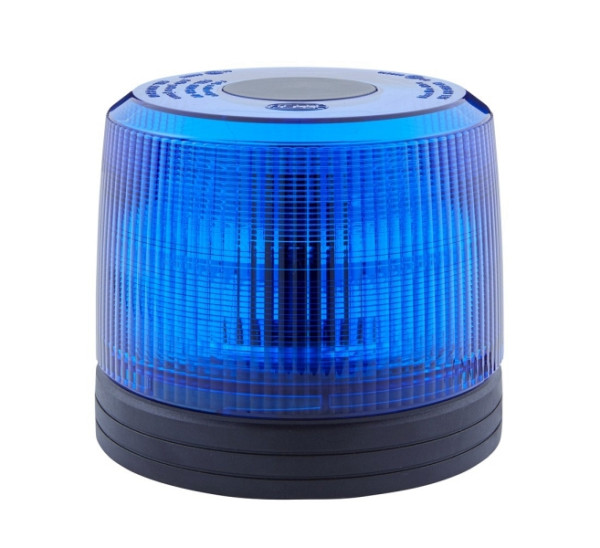 HELLA Xenon-Blitz-Kennleuchte, KLX, 24V, blau, Schraubanschluss/Anbau, 2RL 007 017-051