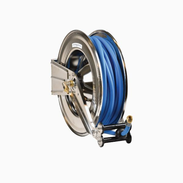 Ebinger Automatik Schlauchaufroller OSM 510, mit 25m - 10mm PVC-Pflanzenschutzschlauch, 1.514.240