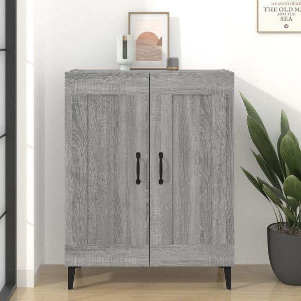 vidaXL Sideboard Grau Sonoma 69,5x34x90 cm Holzwerkstoff, 817343