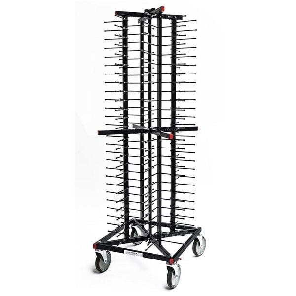 Jackstack Tellerwagen für 104 Teller, 5 cm Abstand zwischen den Etagen, L531
