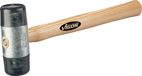 VIGOR Kunststoff-Schonhammer, 40mm Durchmesser, V4661, 4047728046619