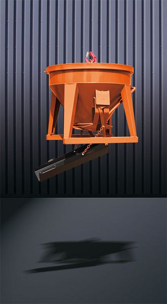 Eichinger Betonsilo 1091.1, 150l, Angeschweißte Kette, Hebelverschluss, rund, 10910100000000