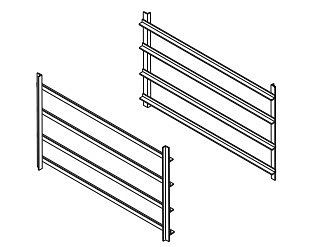 NordCap Auflageschienen für GN-Behälter, VE: 2 Stück, 472120545