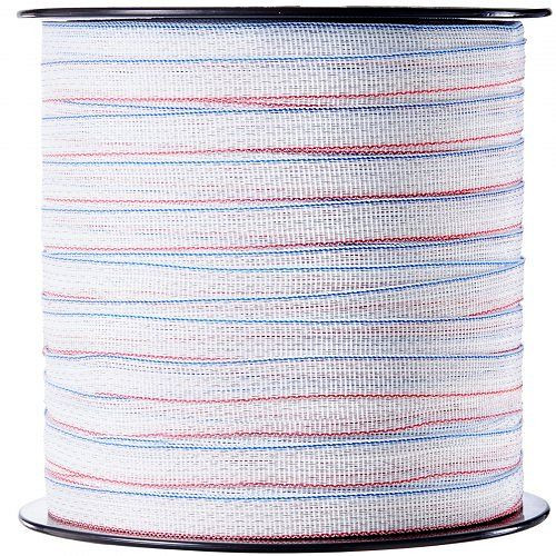 VEVOR Elektrozaunband, 500 m Polytape-Heißdraht, 3/4" Breite, 6 Edelstahlstränge, UV- & Rostbeständig, für Pferde und Rinder, WLDXJDKJDK16SG4FMY3