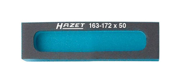 Hazet Weichschaum-Einlage, mit Kleinteilefächern, 1 Kleinteilefach H 33 x B 172 x T 50 mm, 163-172X50