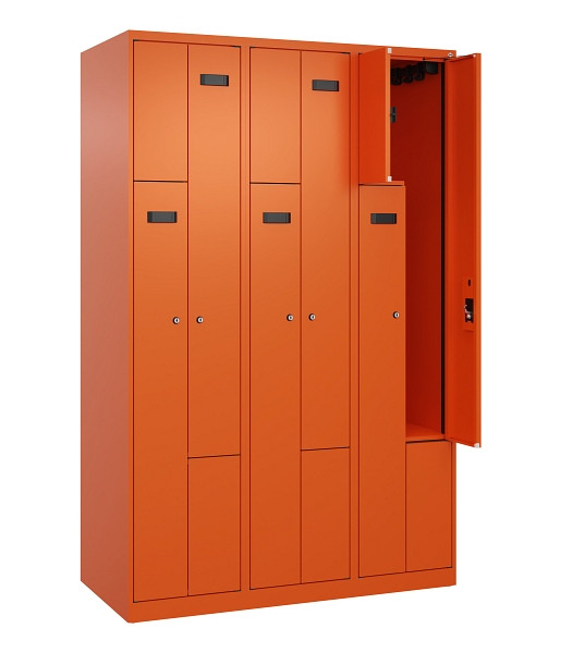 C+P Z-Spind Evolo PLUS, 6 Fächer, 1850x1200x500mm, 2004/2004, Zylinderschloss, 049003-326 S10044