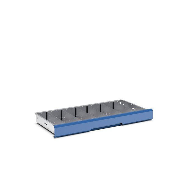 bott verso Sortiment Trenn- und Steckwände, mit 7 Fächern, Für Schubladen mit 100/125 mm Höhe, 16926840.51