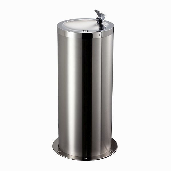 Air Wolf Trinkbrunnen T 411, Serie T, Durchmesser Befestigungsring: 420 mm, Edelstahl gebürstet, poliert, 40-411
