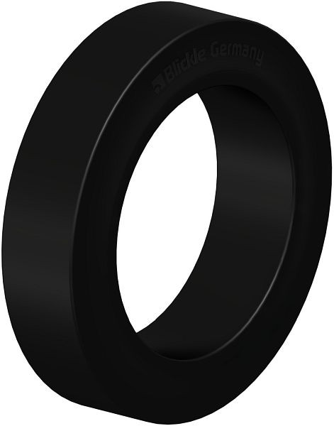 Blickle BEV 610x150/410-ZDG Bandage / Reifen aus Elastik-Vollgummi, Schwarz, 146878