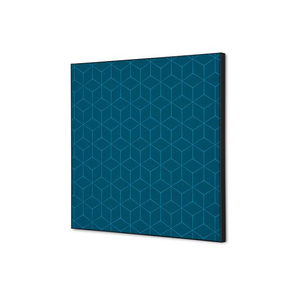 Showdown Displays Spannstoff Wanddekoration SET 40 x 40 Hexagon Blau, TFR22W400-SET-I13
