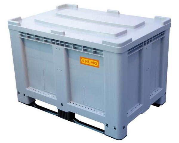 Cemo Logistikbox 525 l grau CTH/2, Maße: 120 x 80 x 79 cm, 8613, 4052886130629