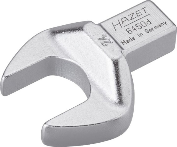 Hazet Einsteck-Maulschlüssel, Einsteck-Vierkant 14 x 18 mm, Außen-Sechskant Profil, 24 mm, 6450D-24