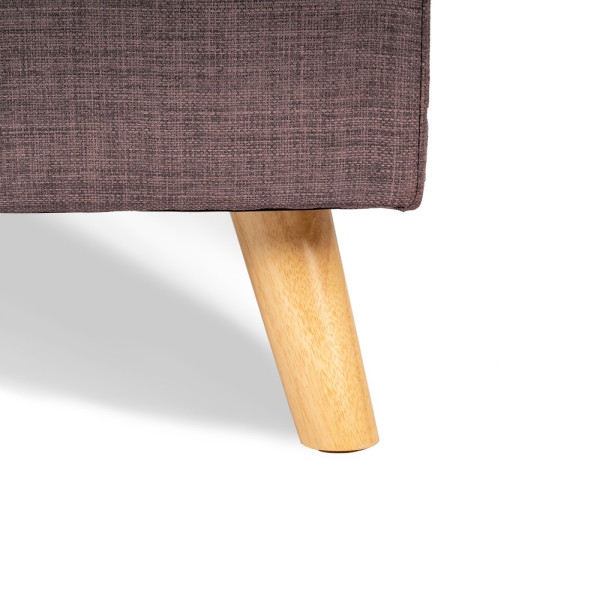 HOME DELUXE Möbelfüße Holz DEDO 1 Stück, 50824, 4058166266125