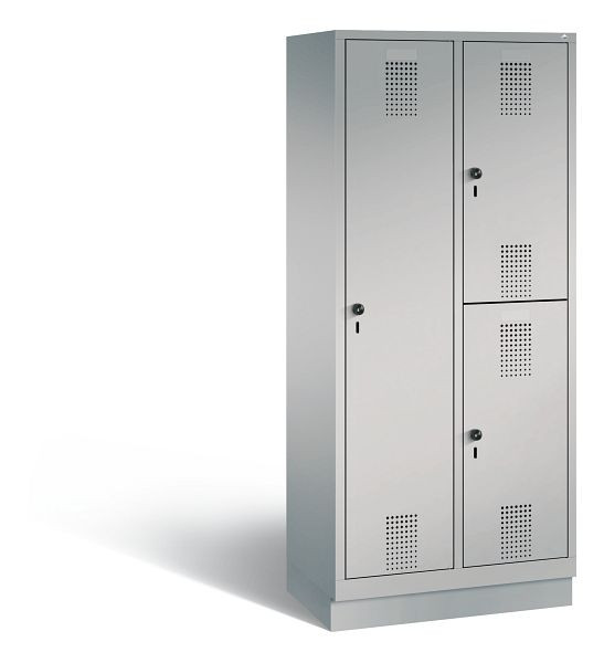 C+P Kombi-Spind Evolo, H1800xB810xT500mm, Farbe: Weißaluminium, 48620-22 S10040