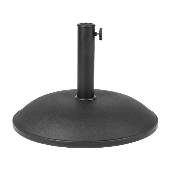 Bolero Sonnenschirmfuß aus Beton 20KG Schwarz, robust, CJ410