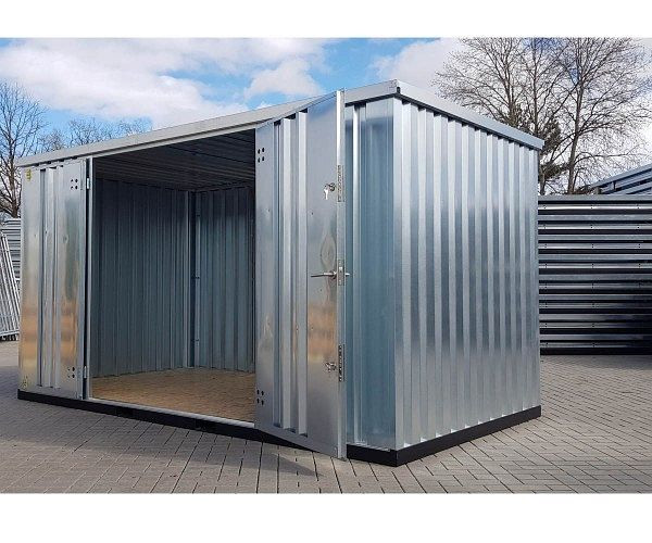 LagerContainerXXL 4 Meter Lagercontainer mit Doppeltür auf der langen Seite, A3690
