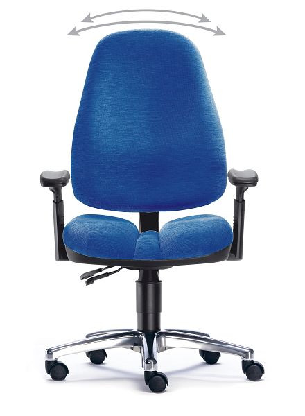 SITWELL MISTER FLEX, blau, Bürostuhl ohne Armlehnen, SY-87.100-M-90-106-00-44-10