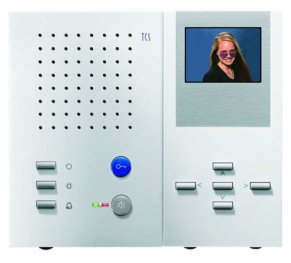 TCS Video Innenstation zum Freisprechen Serie IMM mit 5 + 5 Tasten, Aufputzmontage weiß, IMM2300-0140