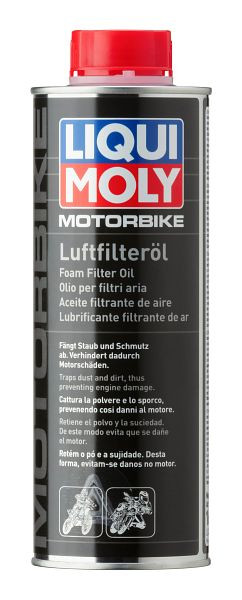 LIQUI MOLY Motorbike Luftfilteröl, Dose Blech, VE: 0,5 Liter, 1625