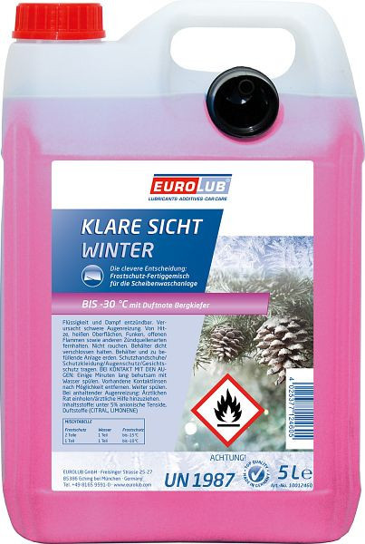 Eurolub KLARE SICHT Winter bis -30°C - 5 L BERGKIEFER, 10012460