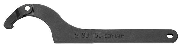 ELORA Gelenk-Hakenschlüssel mit Nase, 35-60 mm 890-VG 35-60, 0890000355200