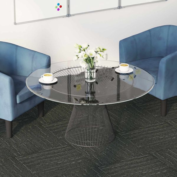 vidaXL Teppichfliese Gestreift Hellgrün 50 x 50 cm 36-teilig, 42032476